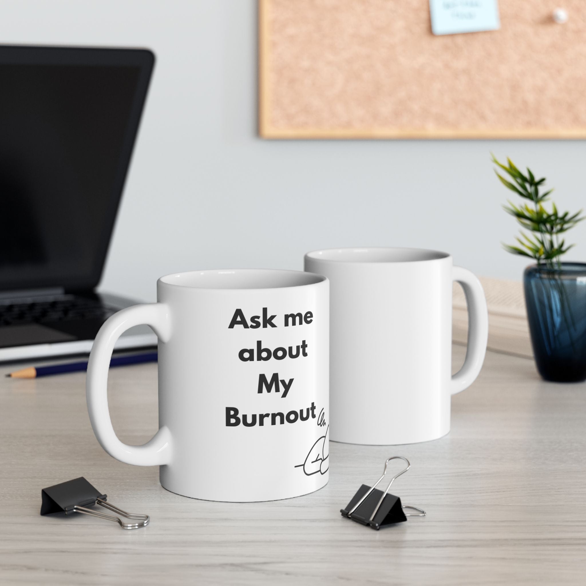 Burnout Survivor Mug – For everyone running on caffeine, conviction, and burnout.