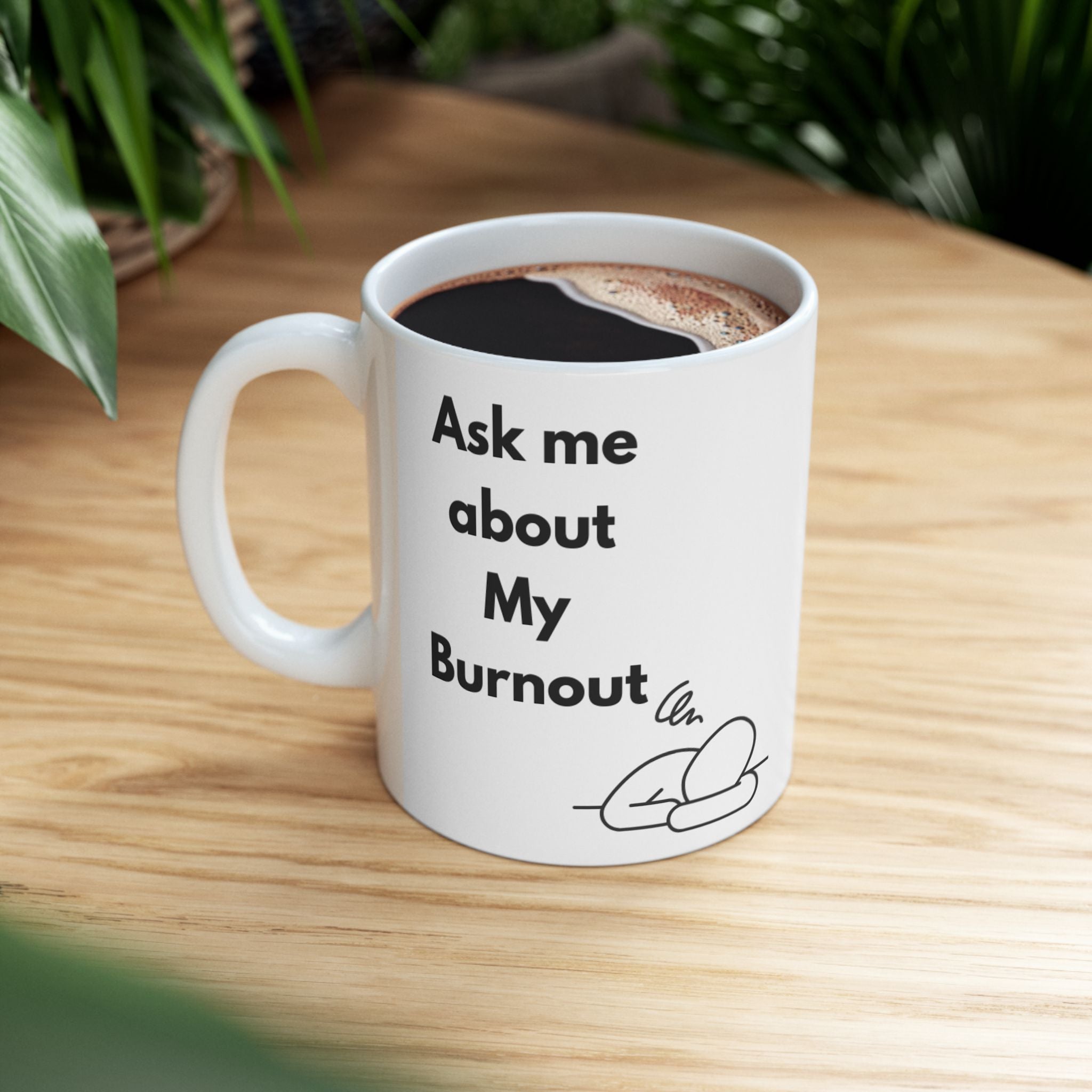 Burnout Survivor Mug – For everyone running on caffeine, conviction, and burnout.