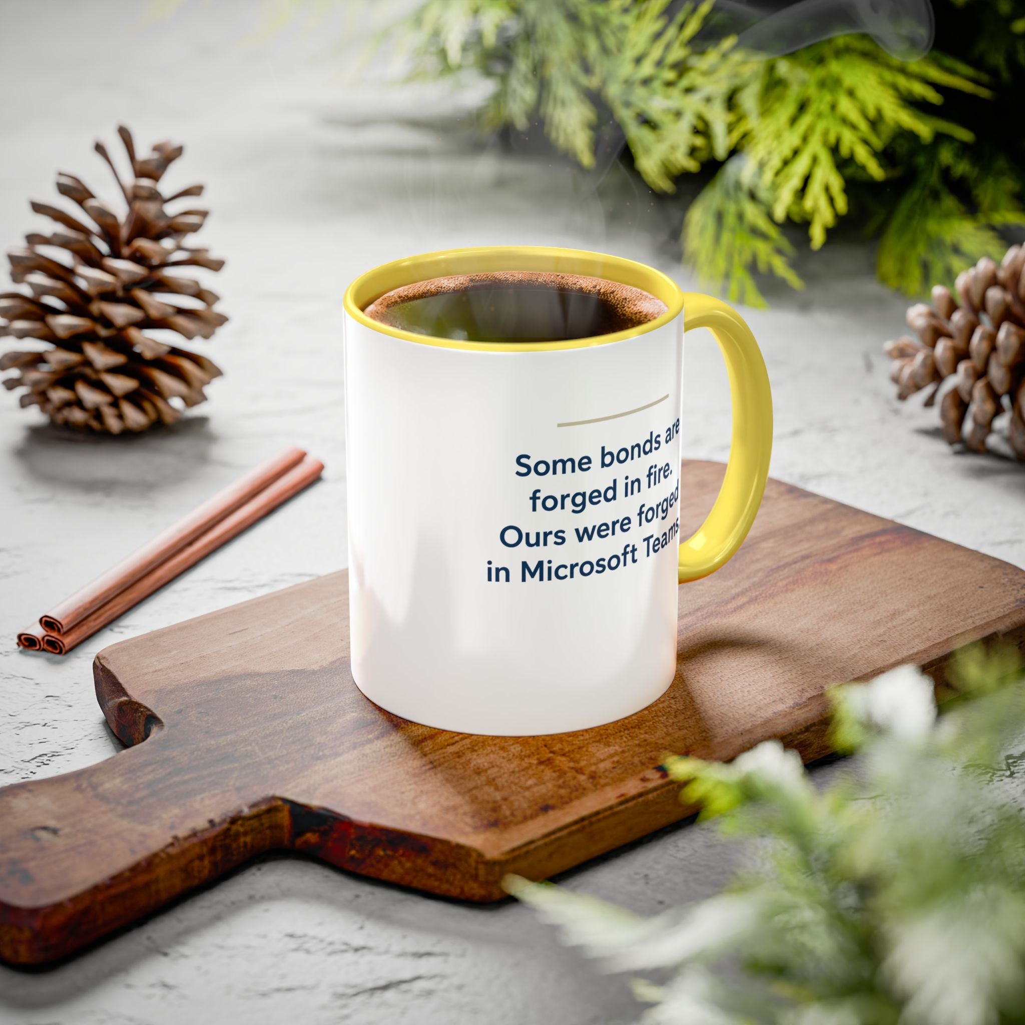 🪩 There’s No Trauma Bond Like Being a Federal Employee-Microsoft Teams Mug, Funny Coffee Cup Gift, Office Humor, Colorful Ceramic Drinkware, Tea Mug for Work and Friends