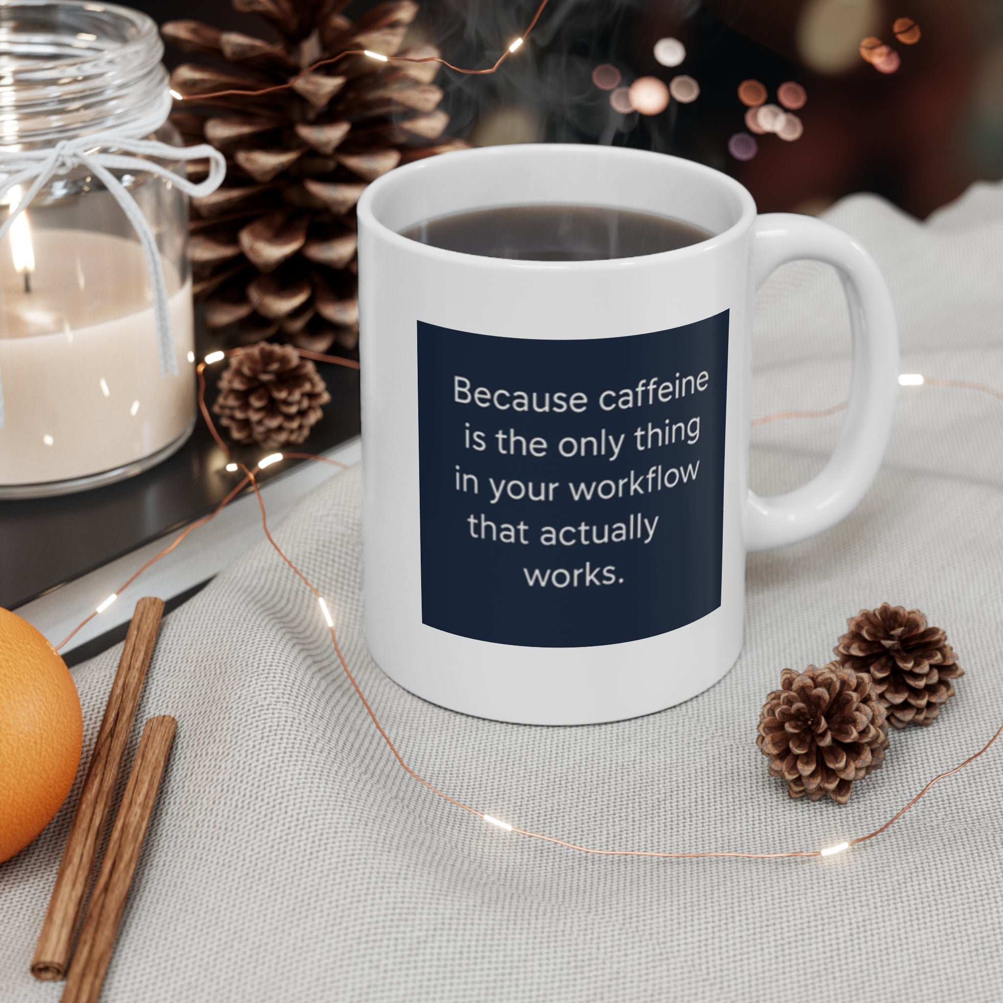 😵💻 Unvalidated but Highly Caffeinated — The Data Lie Mug