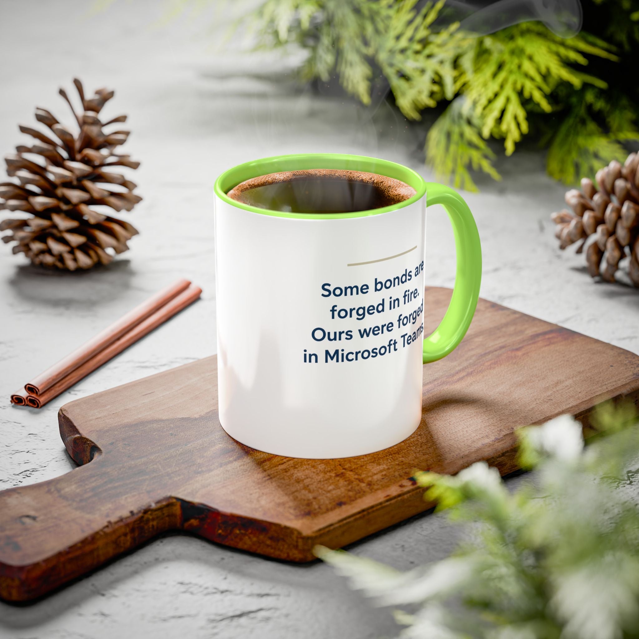 🪩 There’s No Trauma Bond Like Being a Federal Employee-Microsoft Teams Mug, Funny Coffee Cup Gift, Office Humor, Colorful Ceramic Drinkware, Tea Mug for Work and Friends