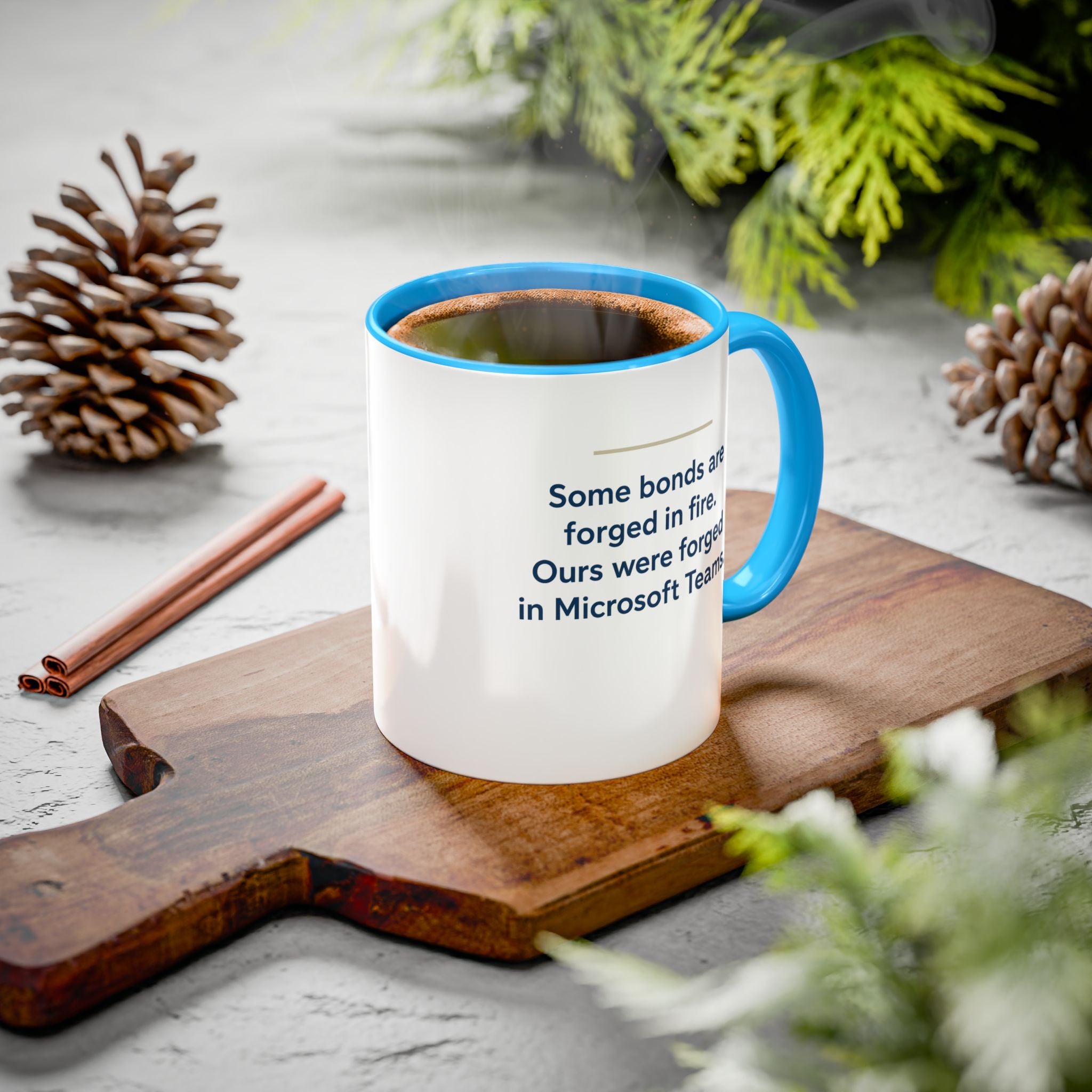 🪩 There’s No Trauma Bond Like Being a Federal Employee-Microsoft Teams Mug, Funny Coffee Cup Gift, Office Humor, Colorful Ceramic Drinkware, Tea Mug for Work and Friends