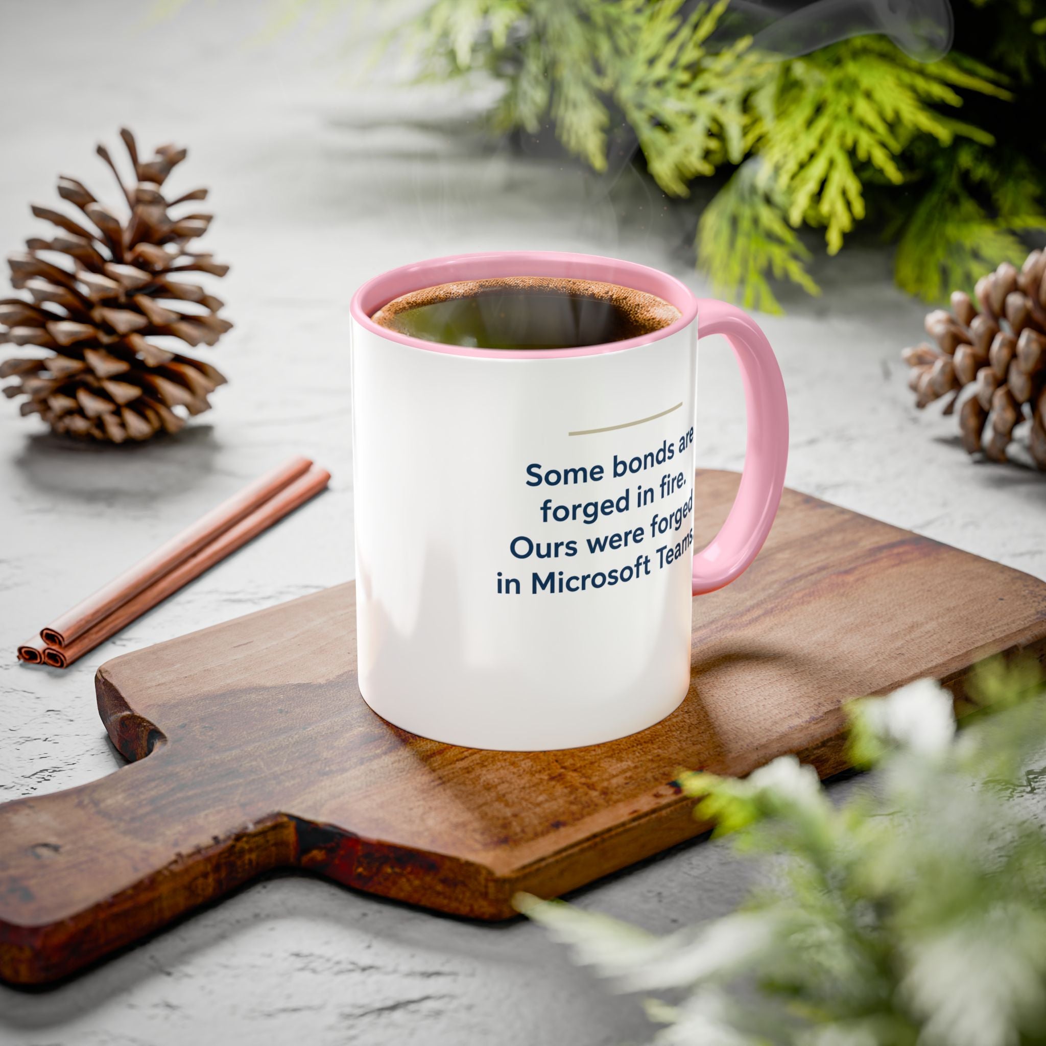 🪩 There’s No Trauma Bond Like Being a Federal Employee-Microsoft Teams Mug, Funny Coffee Cup Gift, Office Humor, Colorful Ceramic Drinkware, Tea Mug for Work and Friends