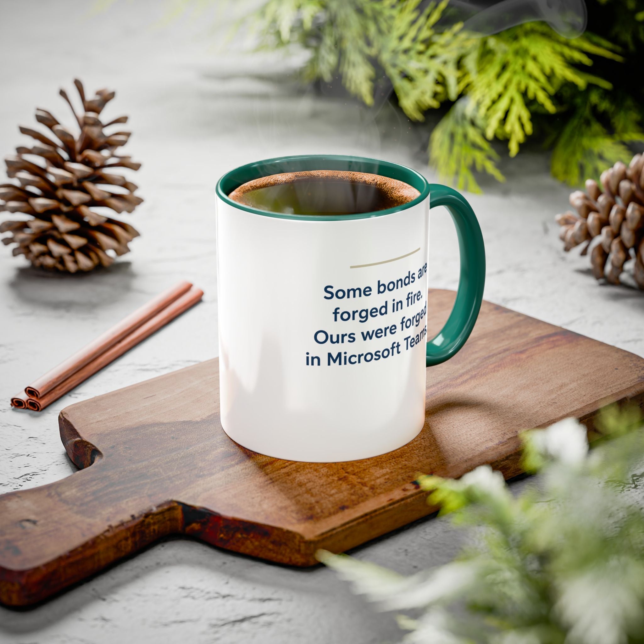 🪩 There’s No Trauma Bond Like Being a Federal Employee-Microsoft Teams Mug, Funny Coffee Cup Gift, Office Humor, Colorful Ceramic Drinkware, Tea Mug for Work and Friends