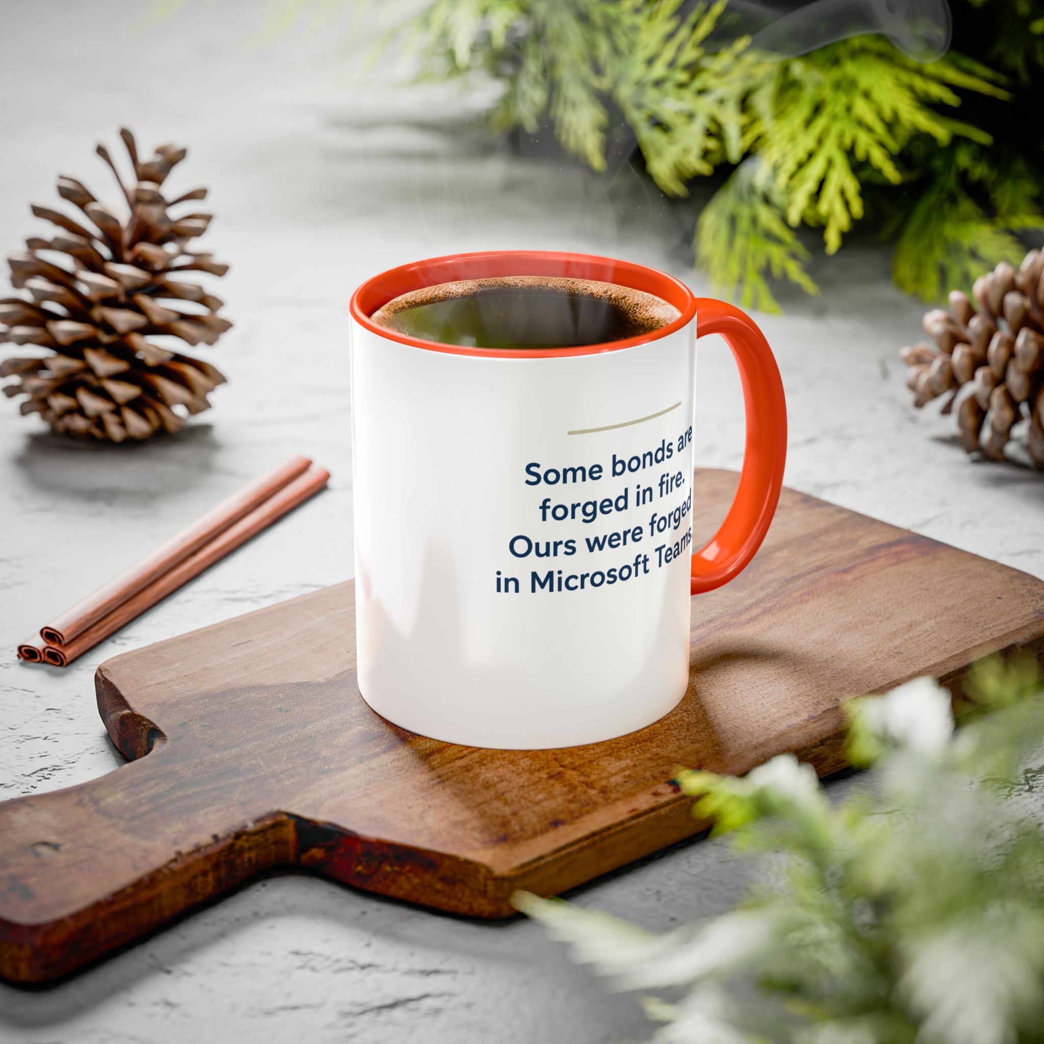 🪩 There’s No Trauma Bond Like Being a Federal Employee-Microsoft Teams Mug, Funny Coffee Cup Gift, Office Humor, Colorful Ceramic Drinkware, Tea Mug for Work and Friends