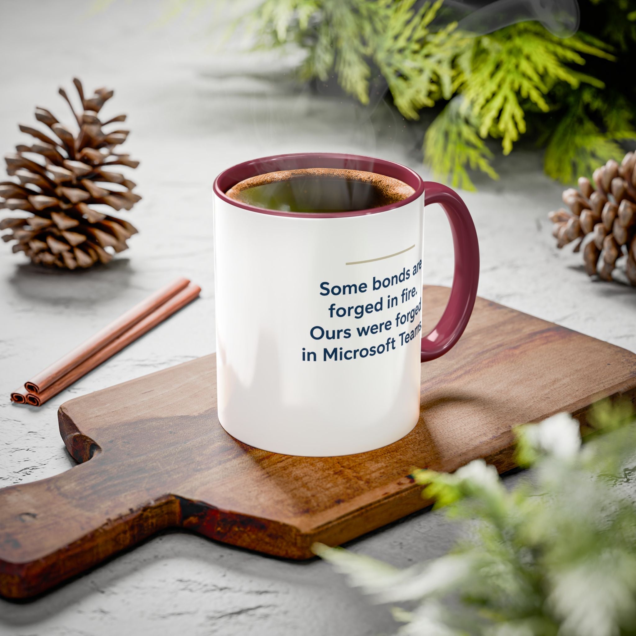 🪩 There’s No Trauma Bond Like Being a Federal Employee-Microsoft Teams Mug, Funny Coffee Cup Gift, Office Humor, Colorful Ceramic Drinkware, Tea Mug for Work and Friends