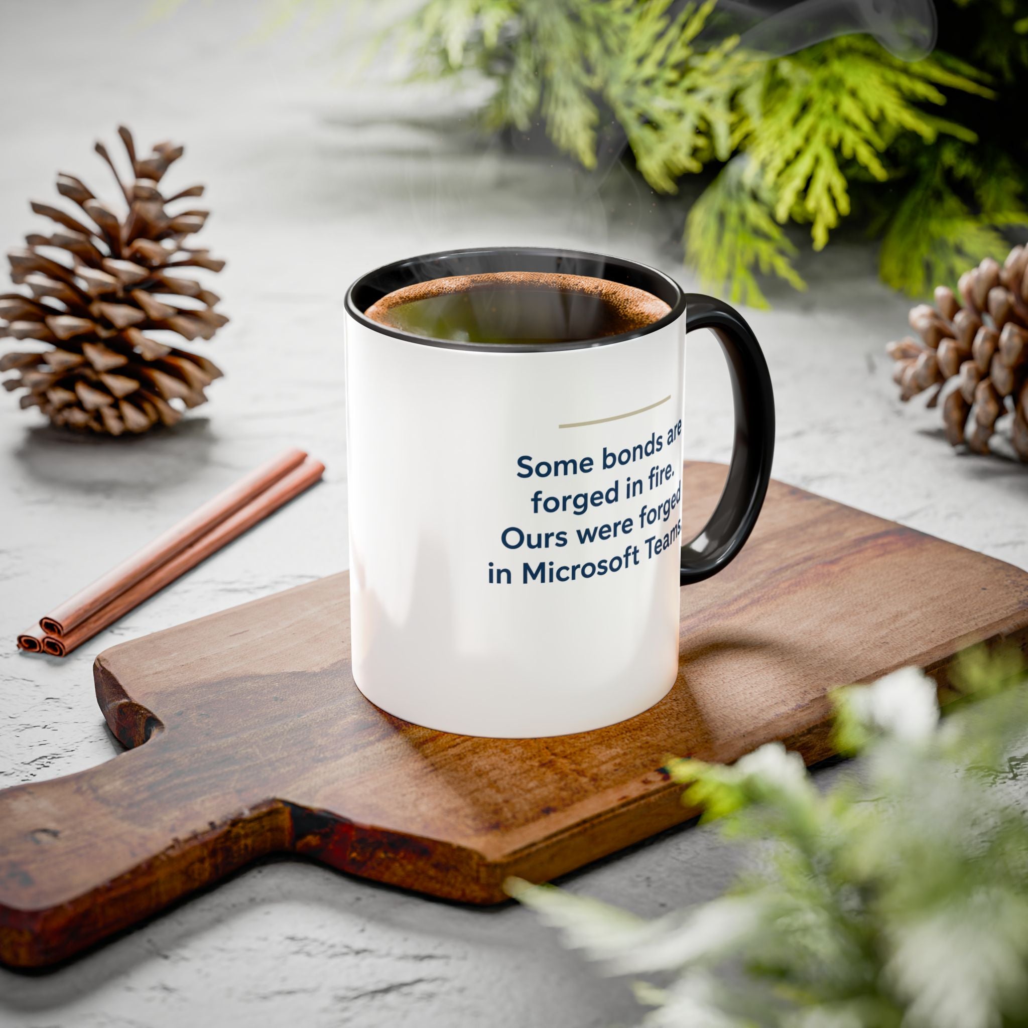 🪩 There’s No Trauma Bond Like Being a Federal Employee-Microsoft Teams Mug, Funny Coffee Cup Gift, Office Humor, Colorful Ceramic Drinkware, Tea Mug for Work and Friends