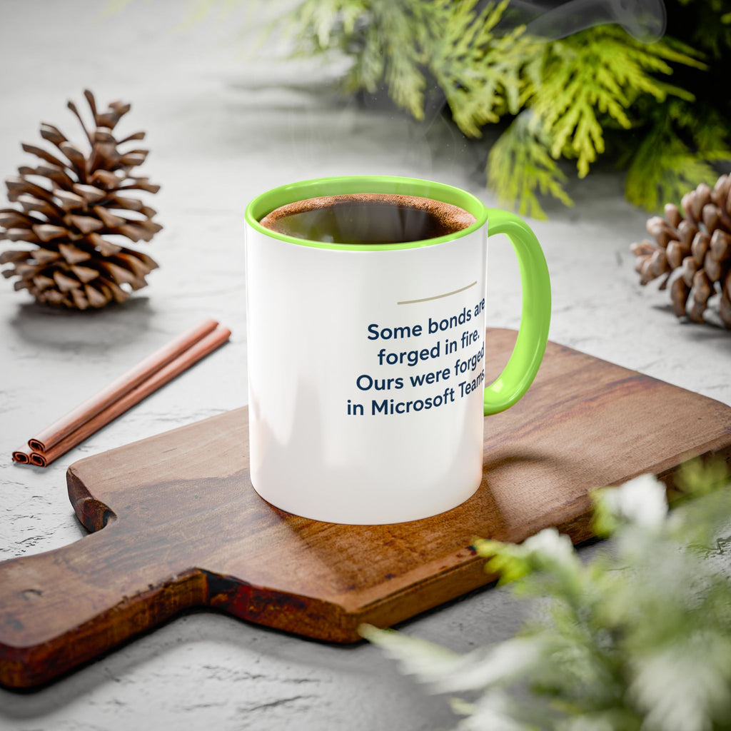 🪩 There’s No Trauma Bond Like Being a Federal Employee-Microsoft Teams Mug, Funny Coffee Cup Gift, Office Humor, Colorful Ceramic Drinkware, Tea Mug for Work and Friends